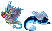 DC's Ultraviolet + Moonstone Dragons - Chubby